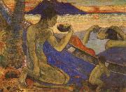Paul Gauguin The Dug-Out oil